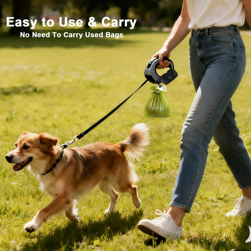 Dog Waste Bag Dispenser Pet Poop Bags Holder for Doggie Waste Bags Dispensers Soft Fabric Zipper Small Doggy Puppy Pouch for Leash Accessory Attachment with Carrier,2Pcs Purple&Black